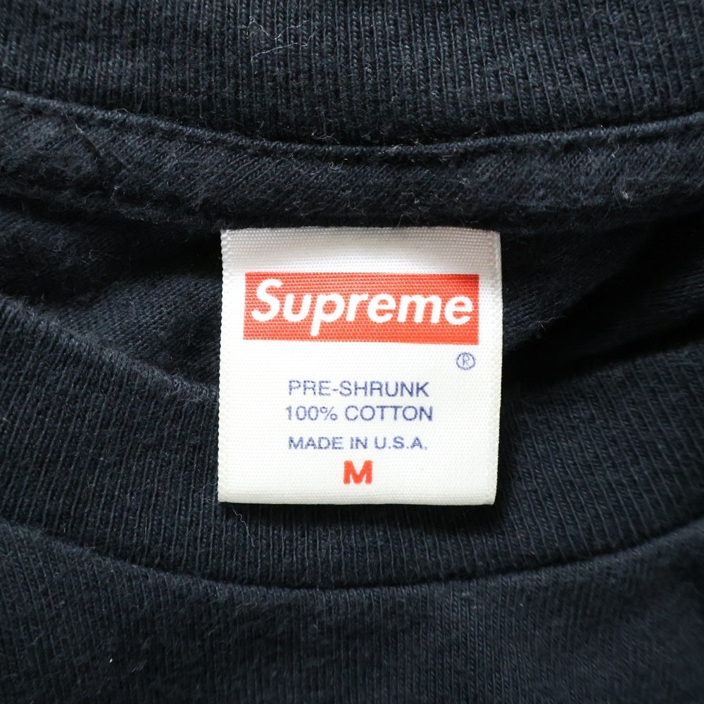 SUPREME(シュプリーム) 22AW Duck Down Music Dah Shinin TEE 半袖Tシャツ カットソー ブラック