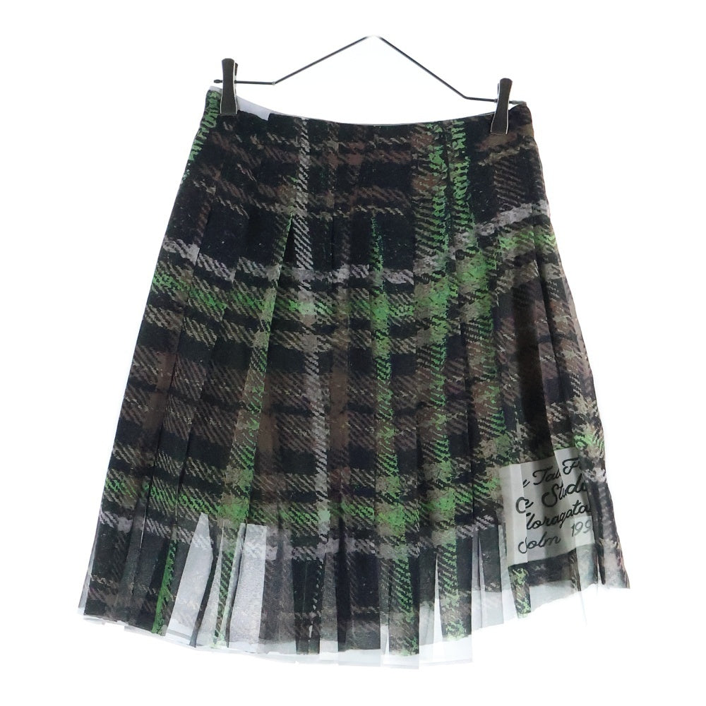 Acne Studios(アクネ ストゥディオズ) 総柄レーヨンスカート FN-WN-SKIR000847 レディース ブラウン/グリーン