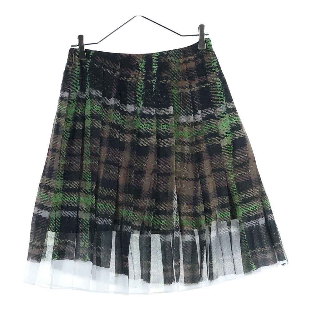 Acne Studios(アクネ ストゥディオズ) 総柄レーヨンスカート FN-WN-SKIR000847 レディース ブラウン/グリーン