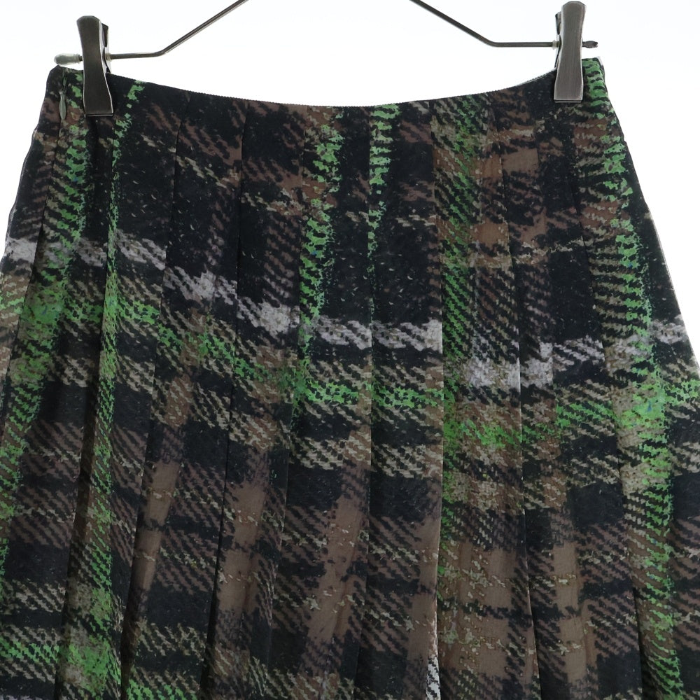Acne Studios(アクネ ストゥディオズ) 総柄レーヨンスカート FN-WN-SKIR000847 レディース ブラウン/グリーン