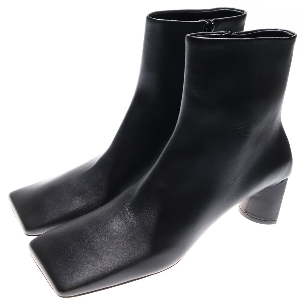 BALENCIAGA(バレンシアガ) スクエアトゥ ブーツ サイドジップ 623924 シューズ レディース ブラック