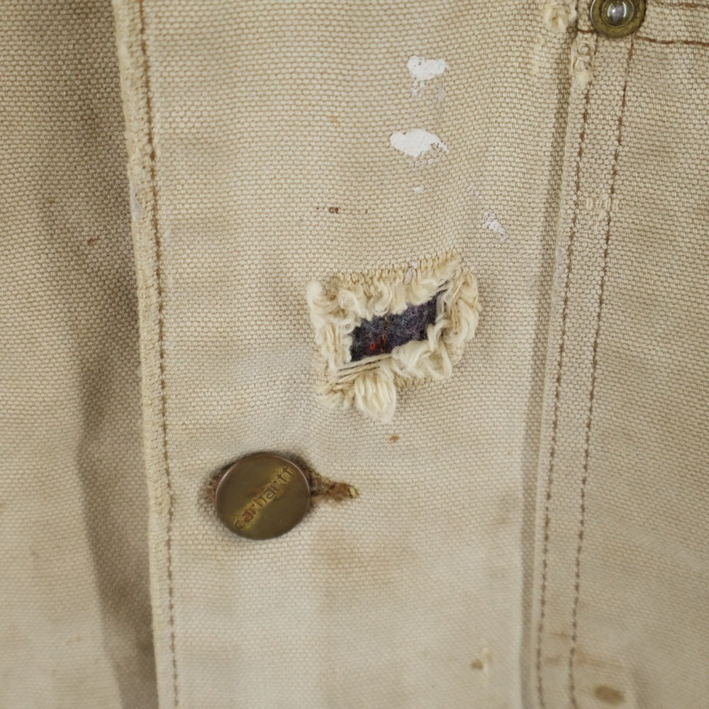 CARHARTT(カーハート) ブランケット裏地付き ダックチョアコート ブラウン