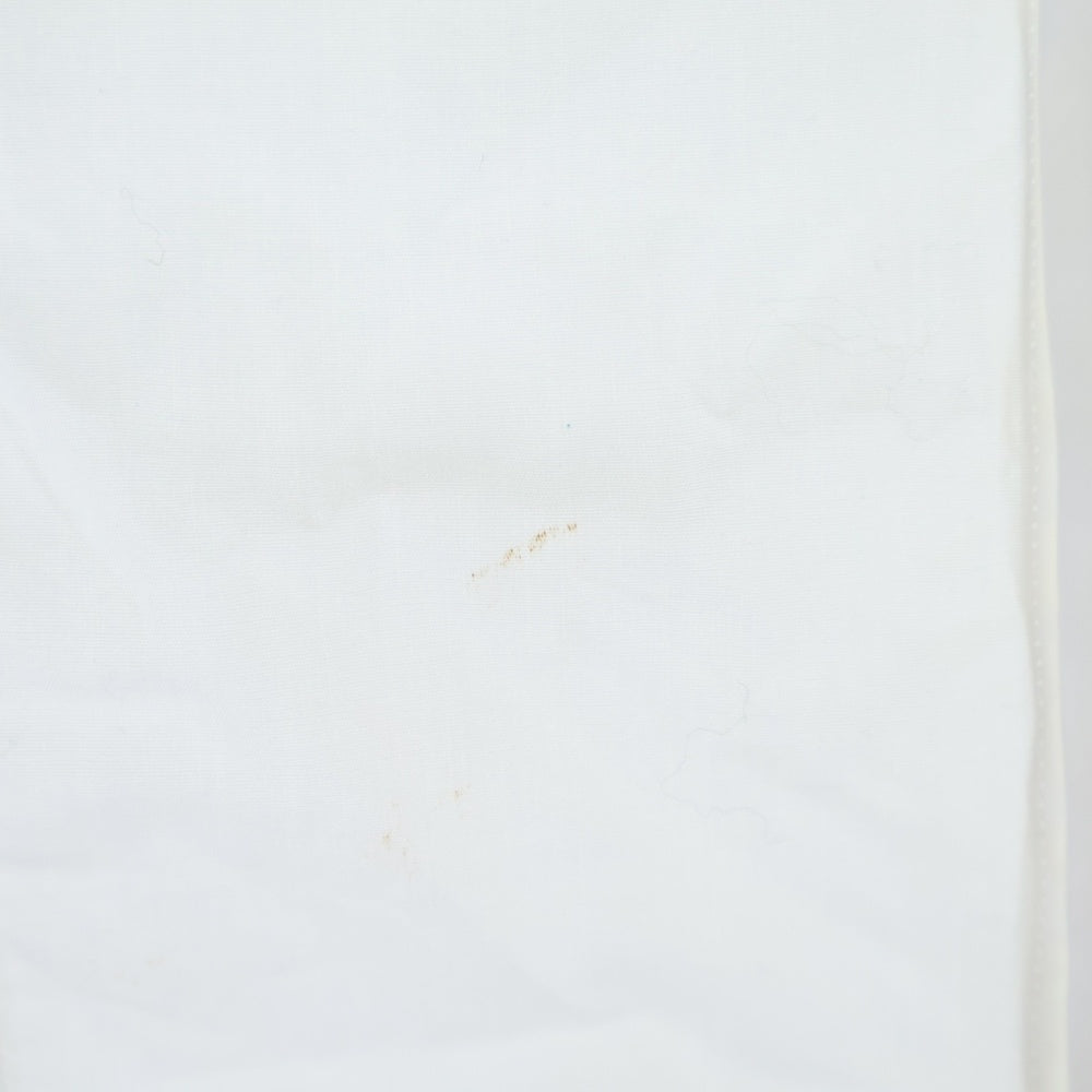 RAF SIMONS(ラフシモンズ) 19SS Cropped shirt クロップドシャツ 191-293G フロントボタン 長袖シャツ ホワイト