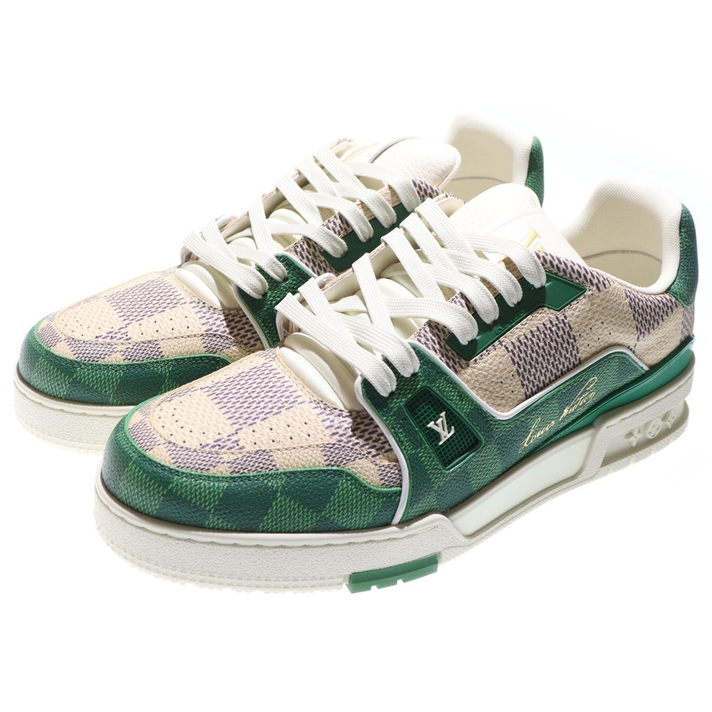 LOUIS VUITTON(ルイヴィトン) LV Trainer LVトレイナーライン ダミエ ローカットスニーカー グリーン 1AC58C VL0273