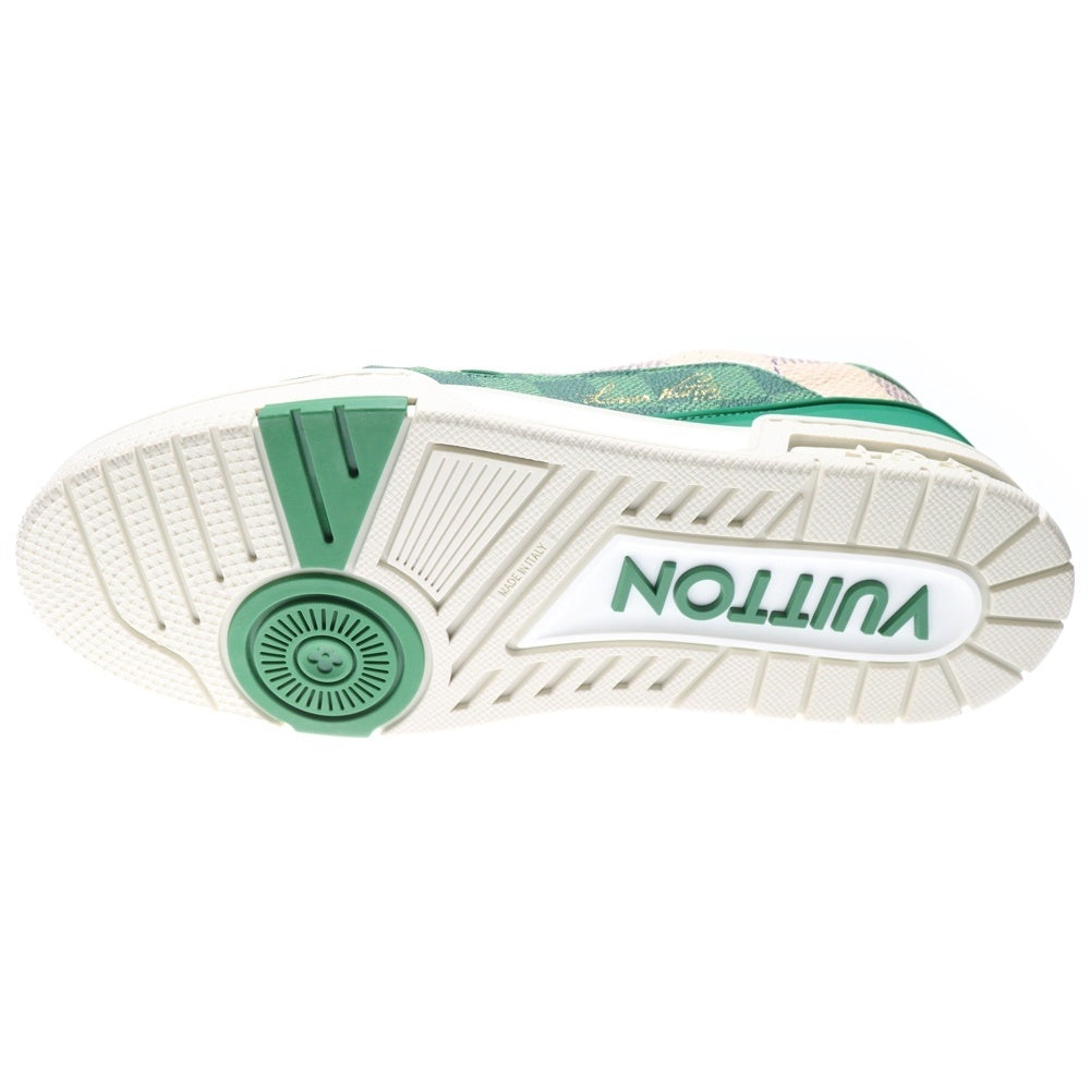 LOUIS VUITTON(ルイヴィトン) LV Trainer LVトレイナーライン ダミエ ローカットスニーカー グリーン 1AC58C VL0273