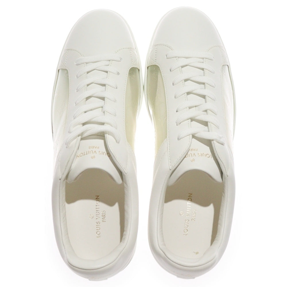 LOUIS VUITTON(ルイヴィトン) ルクセンブルグ ライン モノグラム レザー ローカットスニーカー ホワイト 1A8MAH MS0270