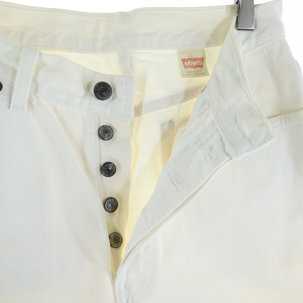 Levi's(リーバイス) 90S 17501-6151 ボタン裏544 USA製 ボタンフライ デニムパンツ ホワイト