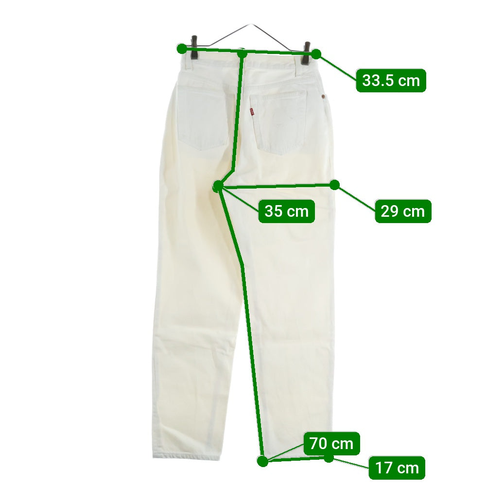 Levi's(リーバイス) 90S 17501-6151 ボタン裏544 USA製 ボタンフライ デニムパンツ ホワイト