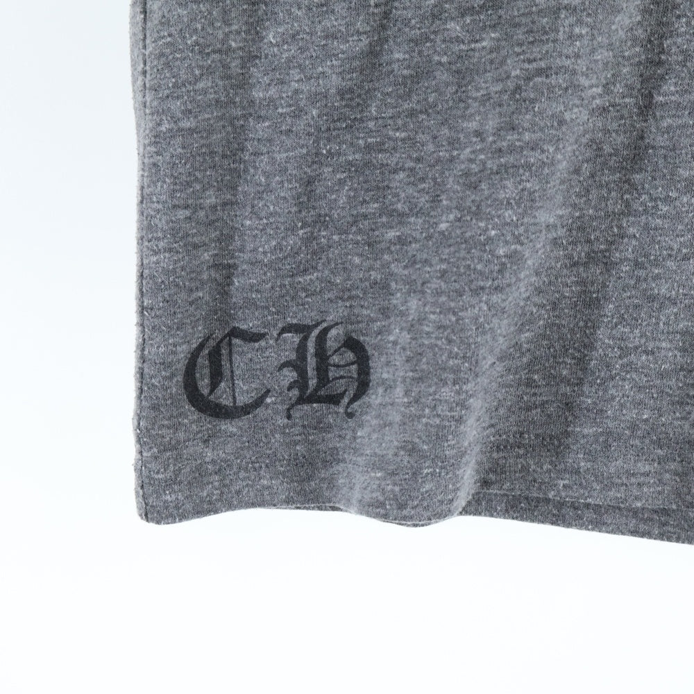 CHROME HEARTS(クロムハーツ) Horseshoe Back S/S TEE ホースシュー バック Vネック半袖Tシャツ カットソー グレー