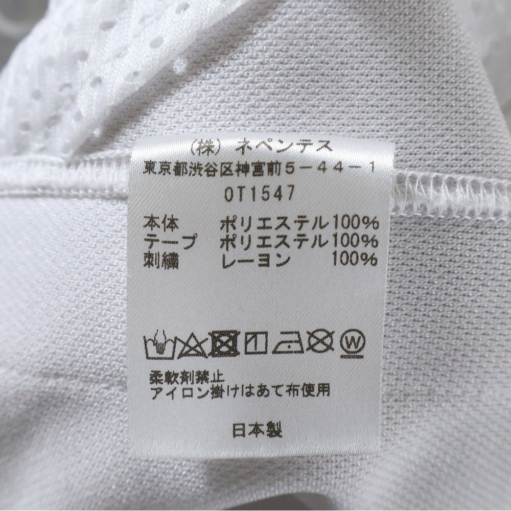 Needles(ニードルス) STUDIOUS別注 Track Pants ストゥディオス サイドライン ワイド トラックパンツ ホワイト 0T1547