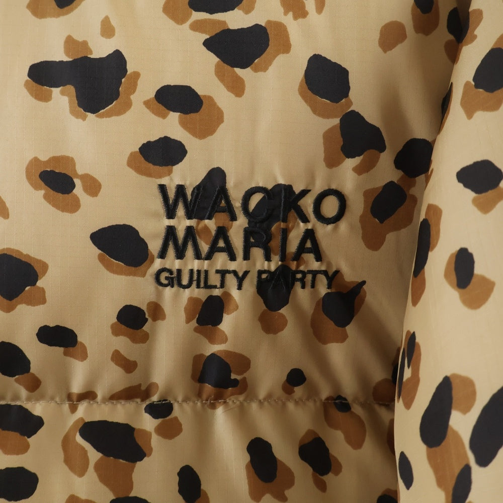 WACKO MARIA(ワコマリア) 23AW LEOPARD DOWN JACKE 23FW-WMO-NA05