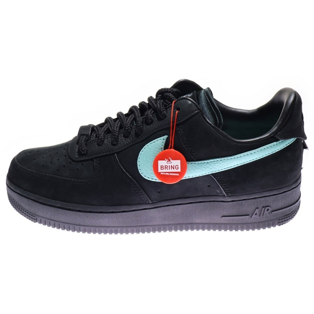NIKE(ナイキ) ×TIFFANY&CO AIR FORCE 1 LOW 1837 BLACK DZ1382-001 ×ティファニー エアフォース1 ローカットスニーカー シューズ ブラック/ブルー US10/28.0cm