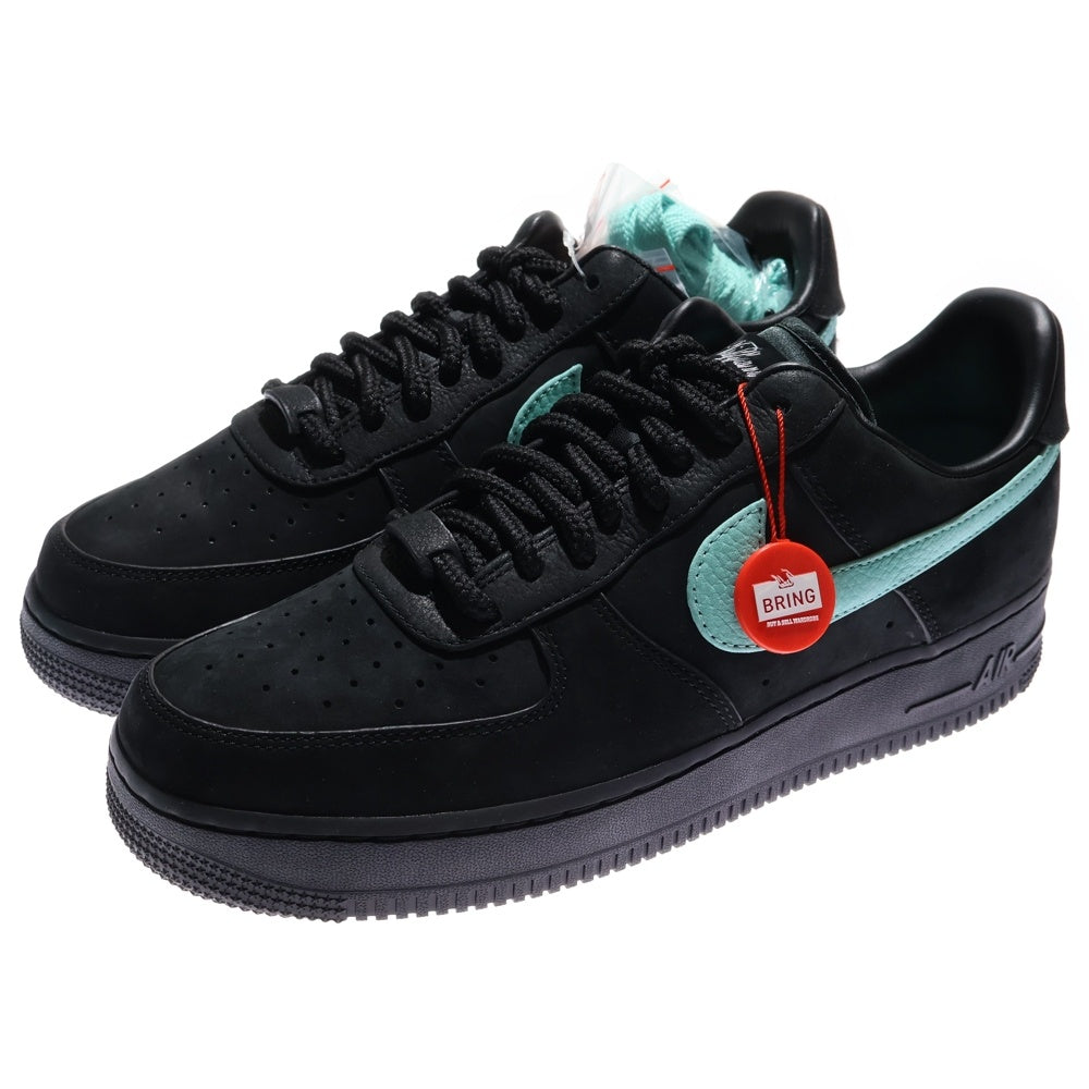 NIKE(ナイキ) ×TIFFANY&CO AIR FORCE 1 LOW 1837 BLACK DZ1382-001 ×ティファニー エアフォース1 ローカットスニーカー シューズ ブラック/ブルー US10/28.0cm
