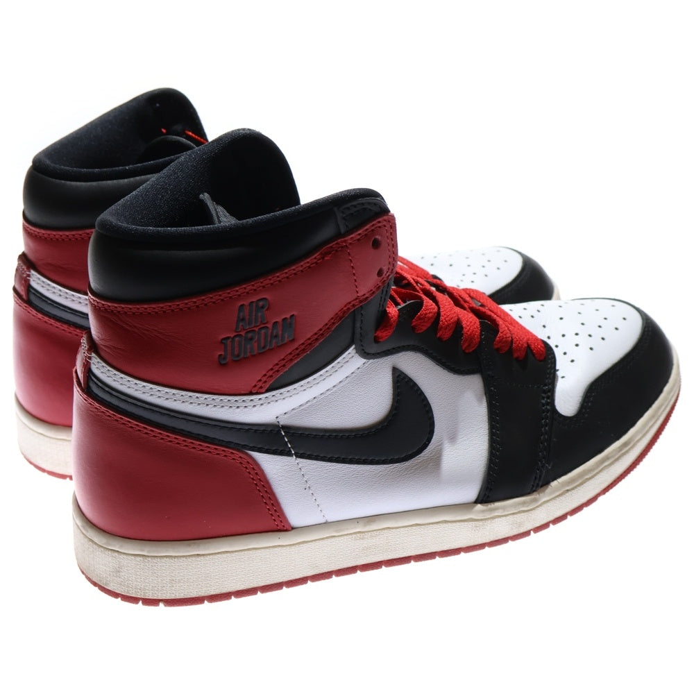 NIKE(ナイキ) AIR JORDAN 1 RETRO HIGH OG BLACK TOE REIMAGINED エア
