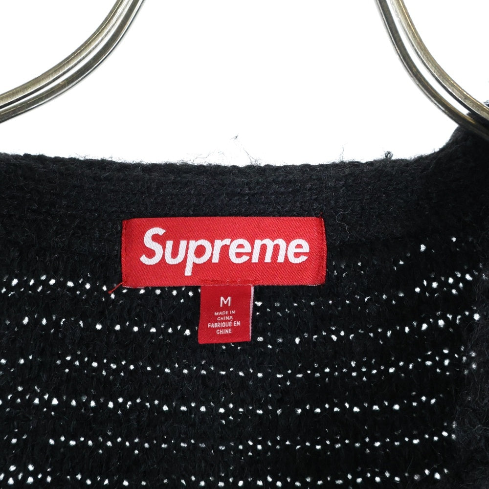 SUPREME(シュプリーム) 24AW Textured Knotted Cardigan テクスチャードノッティドカーディガン ブラック