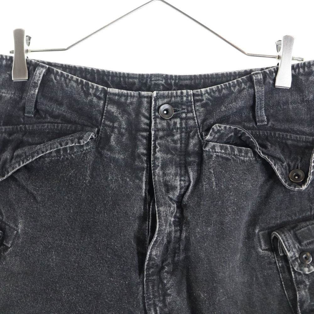 JULIUS(ユリウス) MID WINTER 2012-2013 COLLECTION ガスマスク ボタンフライ カーゴパンツ ブラック