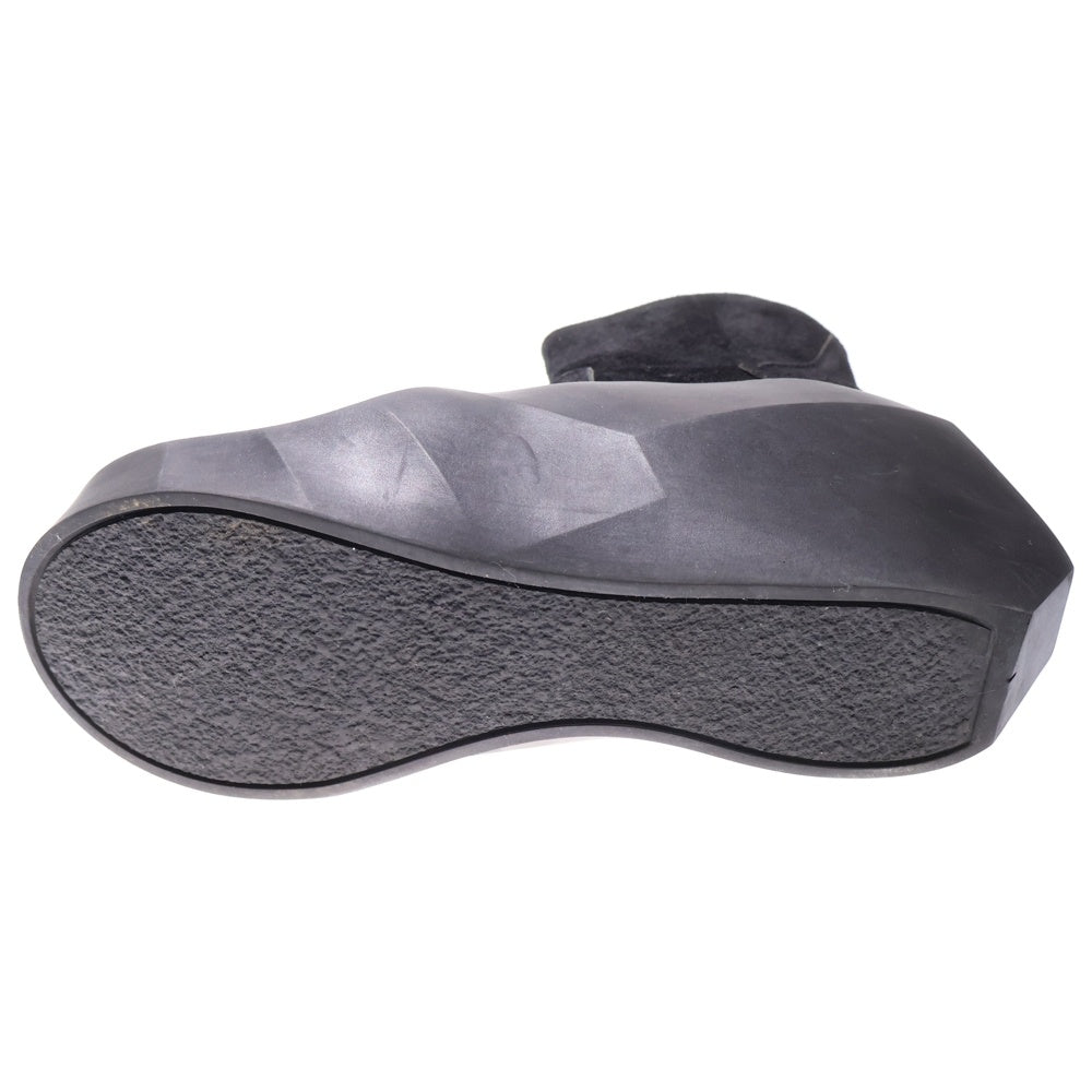 JULIUS(ユリウス) POLYGON SOLE ポリゴンソール サイドジップ ハイカットブーツ ブラック