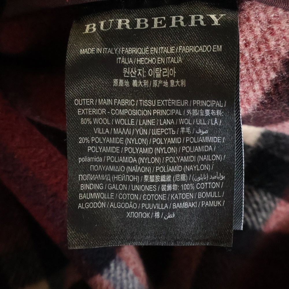 BURBERRY LONDON(バーバリーロンドン) ×GOSHA RUBCHINSKIY DUFFLE COAT ゴーシャラブチンスキー ウール ダッフルコート レッド 8002549