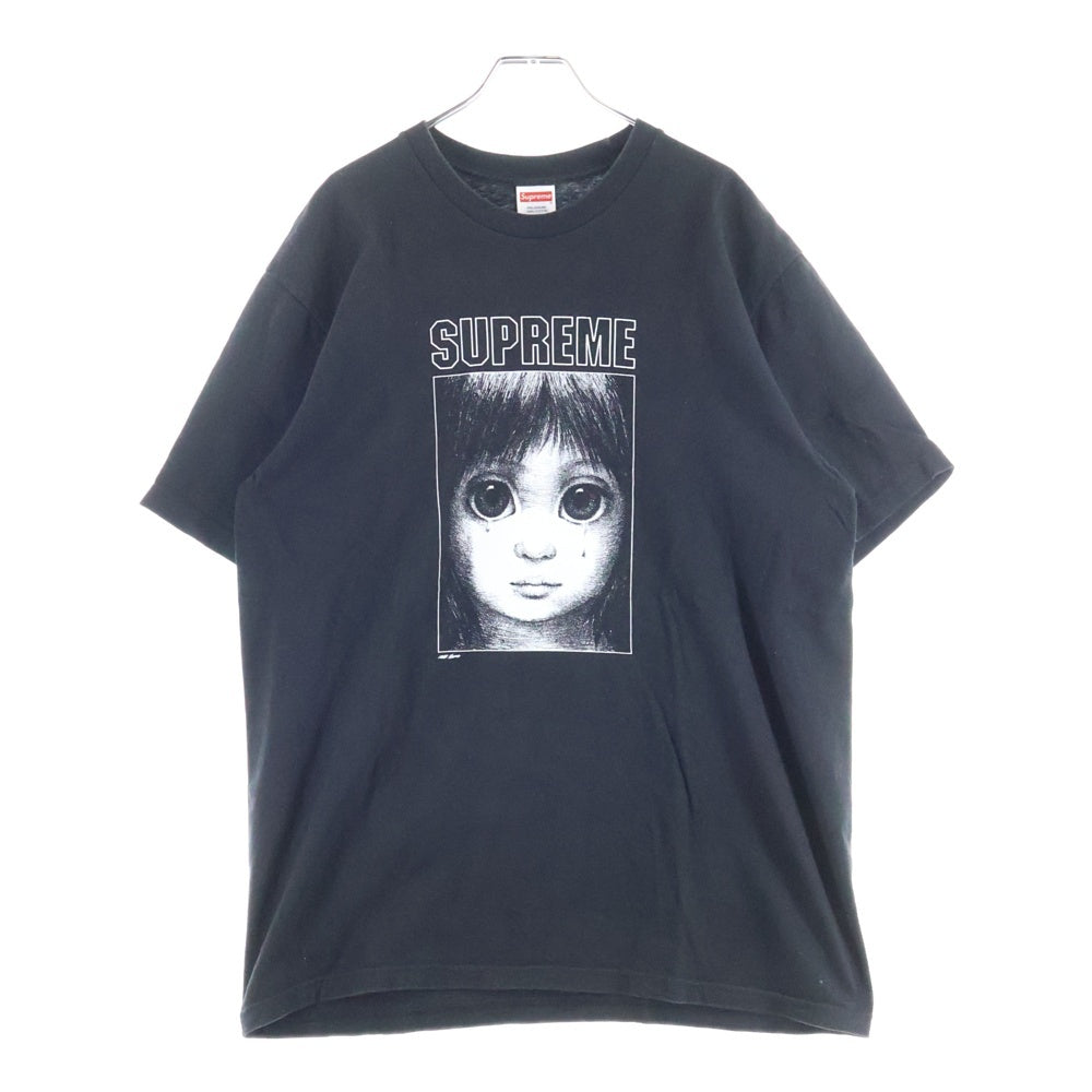 SUPREME(シュプリーム) 24SS MARGARET KEANE TEADROP TEE マーガレットキーンティアドロップ 半袖Tシャツ カットソー ブラック