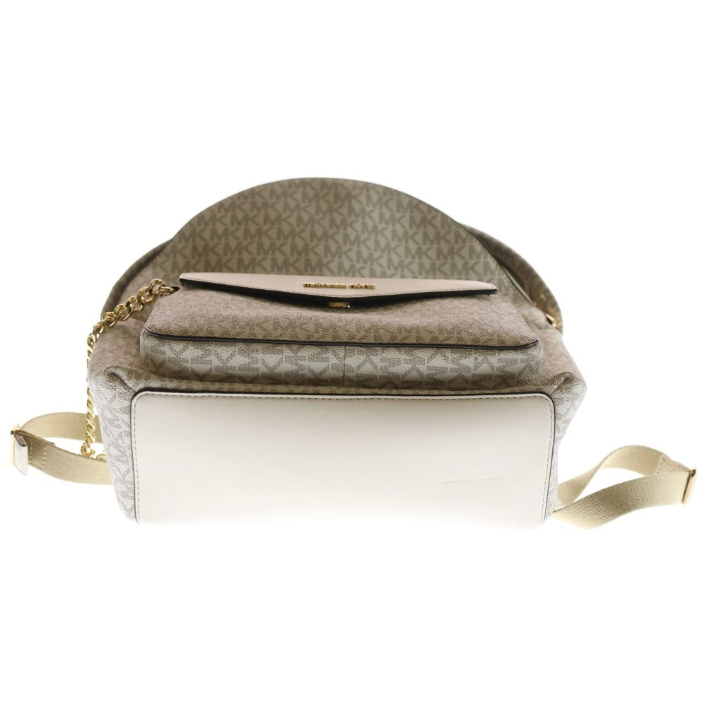MICHAEL KORS(マイケルコース) Maisie 2 in 1 PVC シグネチャー 35F3G5MB8B リュック バッグ ホワイト レディース
