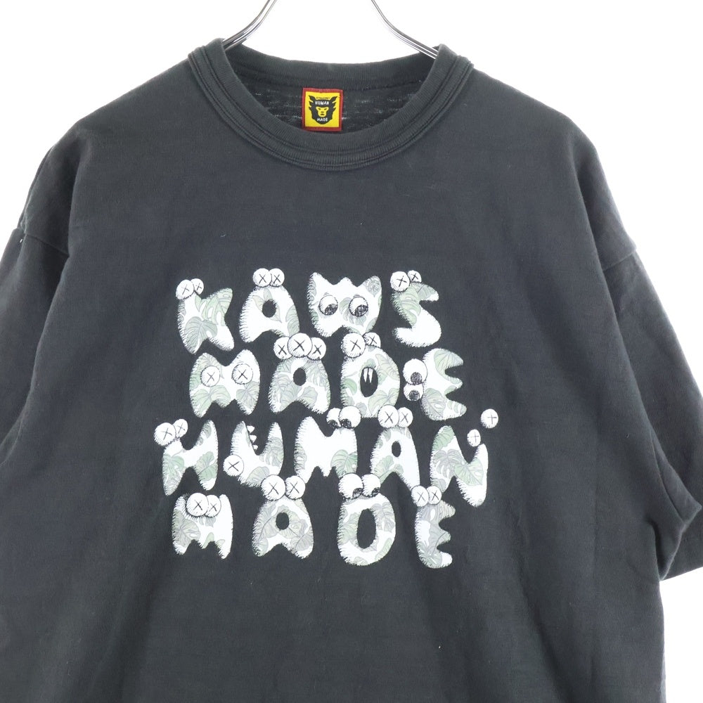 HUMAN MADE(ヒューマンメイド) ロゴプリント 半袖Tシャツ カットソー ブラック