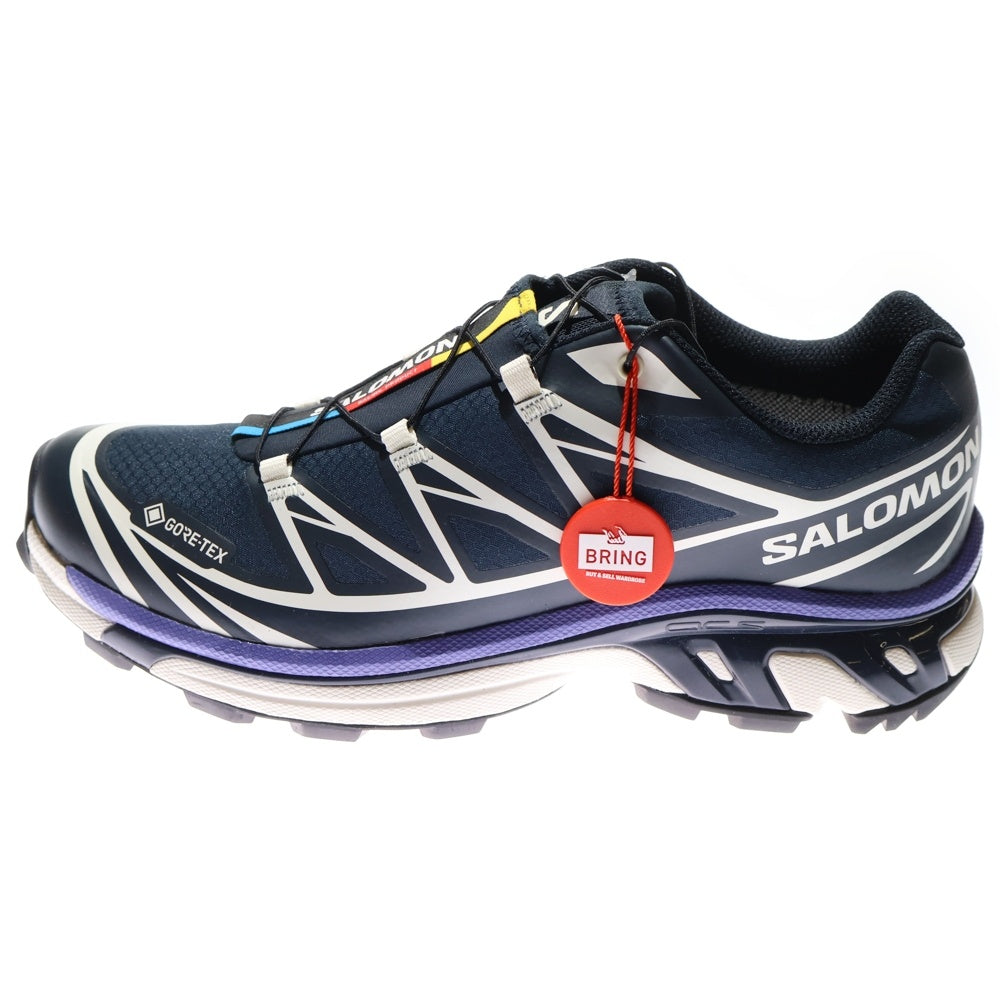 SALOMON(サロモン) XT-6 GORE-TEX ADVANCED ゴアテックス アドバンス ローカットスニーカー ネイビー US8.5/26.5cm 477325