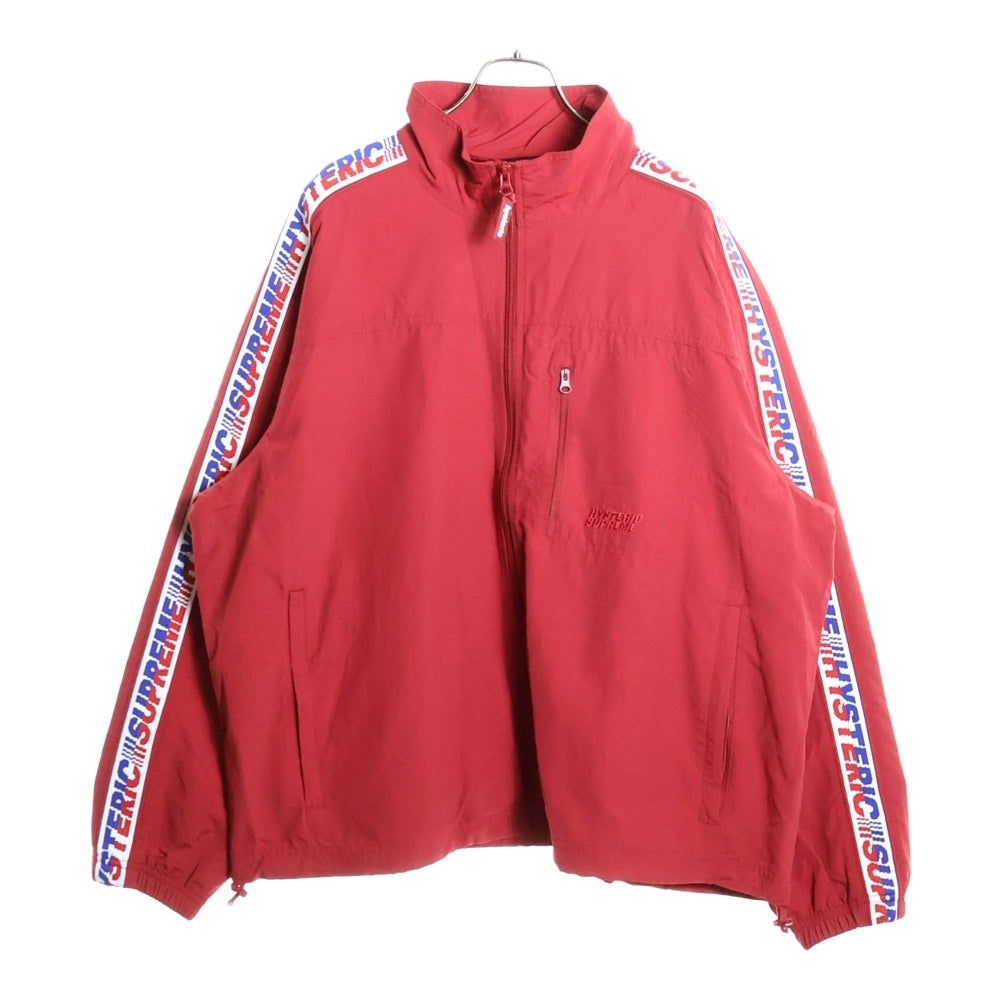 SUPREME(シュプリーム) 24AW ×HYSTERIC GLAMOUR Track Jacket ヒステリックグラマー サイドライン ナイロン トラックジャケット レッド