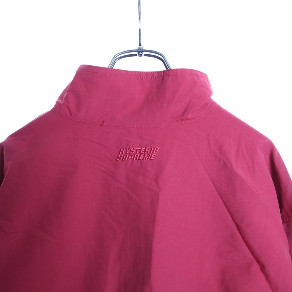SUPREME(シュプリーム) 24AW ×HYSTERIC GLAMOUR Track Jacket ヒステリックグラマー サイドライン ナイロン トラックジャケット レッド