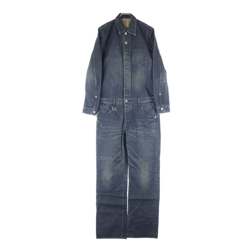 ISAMU KATAYAMA BACKLASH(イサムカタヤマバックラッシュ) つなぎ デニム オールインワン インディゴブルー 1172-04