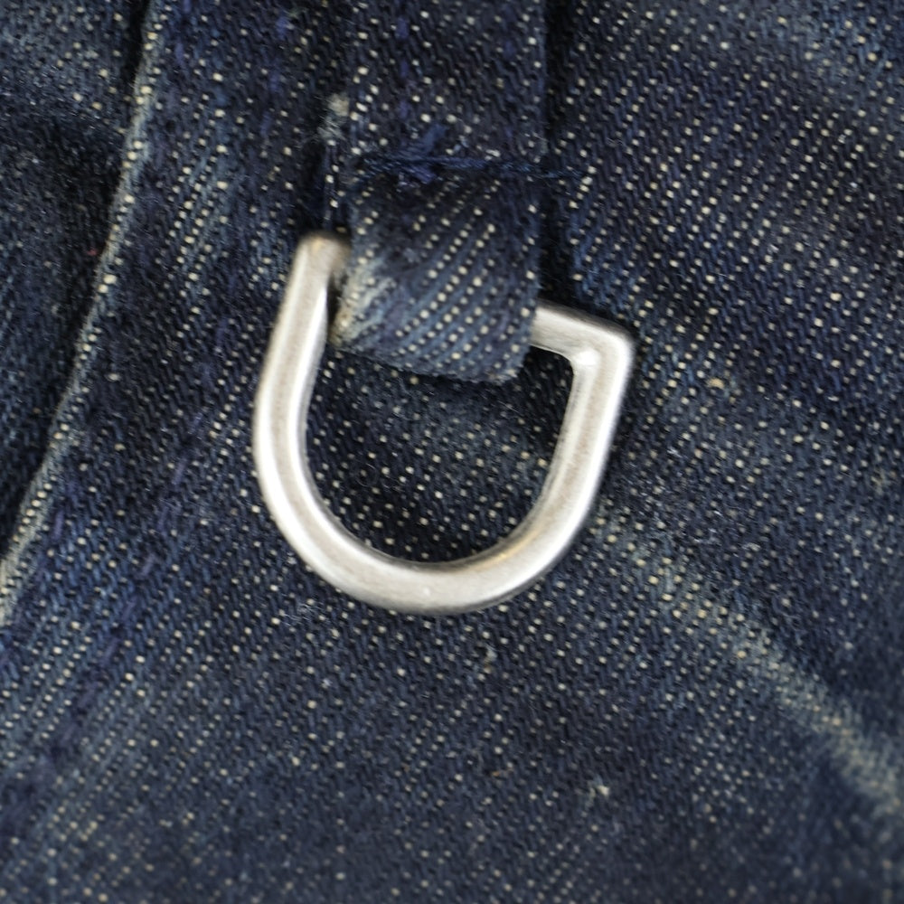 ISAMU KATAYAMA BACKLASH(イサムカタヤマバックラッシュ) つなぎ デニム オールインワン インディゴブルー 1172-04