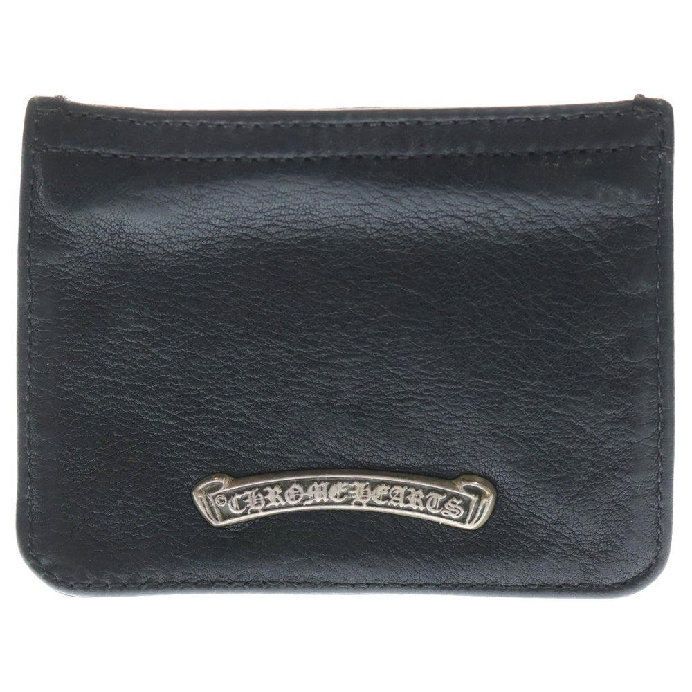 CHROME HEARTS(クロムハーツ) ZPR CHNG PURSE2 チェンジパース #2ダガージップコインケース レザー ブラック