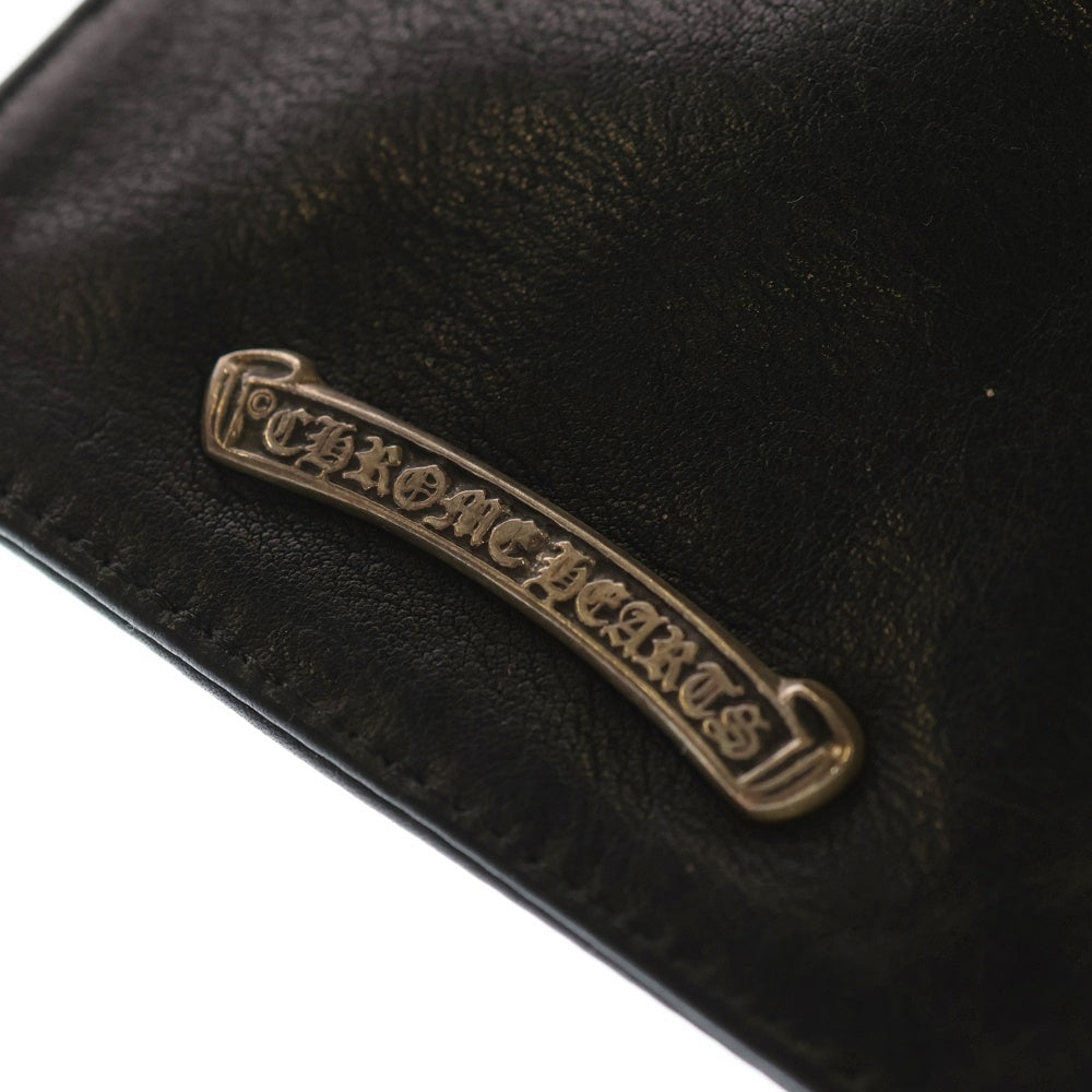 CHROME HEARTS(クロムハーツ) ZPR CHNG PURSE2 チェンジパース #2ダガージップコインケース レザー ブラック
