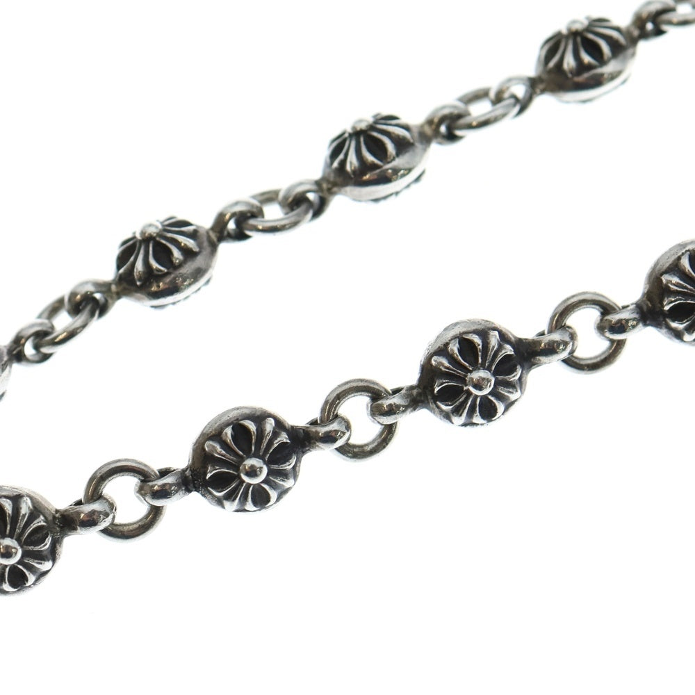 CHROME HEARTS(クロムハーツ) 1BALL LONG-S/1クリップロング#1クロスボール ウォレットチェーン シルバー BCA384