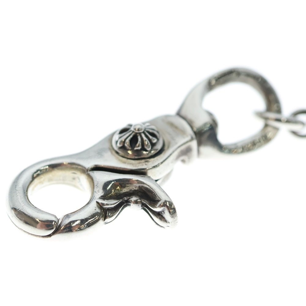 CHROME HEARTS(クロムハーツ) 1BALL LONG-S/1クリップロング#1クロスボール ウォレットチェーン シルバー BCA384