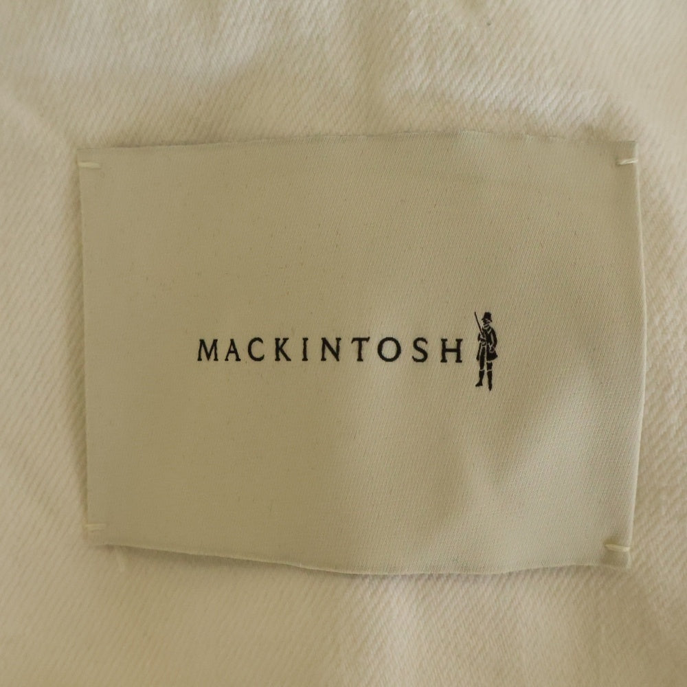 MACKINTOSH(マッキントッシュ) HUMBIE GTS DENIM ハンビー デニム ロングジャケット ホワイト G241ND1011COAZ