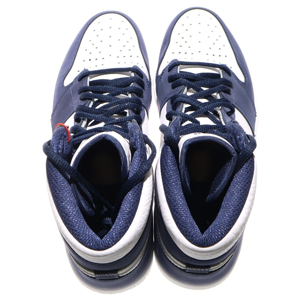 NIKE(ナイキ) AIR JORDAN 1 HIGH OG CO.JP MIDNIGHT NAVY 2020 エアジョーダン 1 ミッドナイトネイビー ハイカットスニーカー ホワイト/ネイビー US9/27.0cm DC1788-100