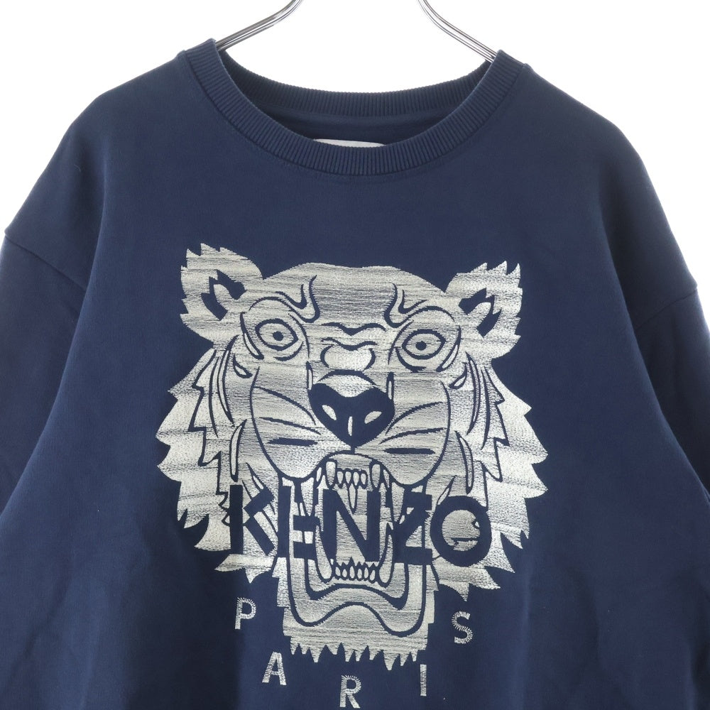【美品】KENZO 虎刺繍 スウェット KENZO(ケンゾー) TIGER EMBROIDERED SWEATSHIRT タイガー刺繍 クルー
