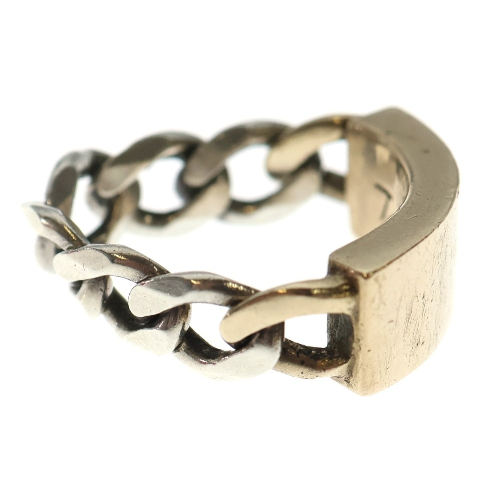 TENDERLOIN(テンダーロイン) T-I.D.RING 8K ID SV925 コンビ リング チェーン シルバー/ゴールド