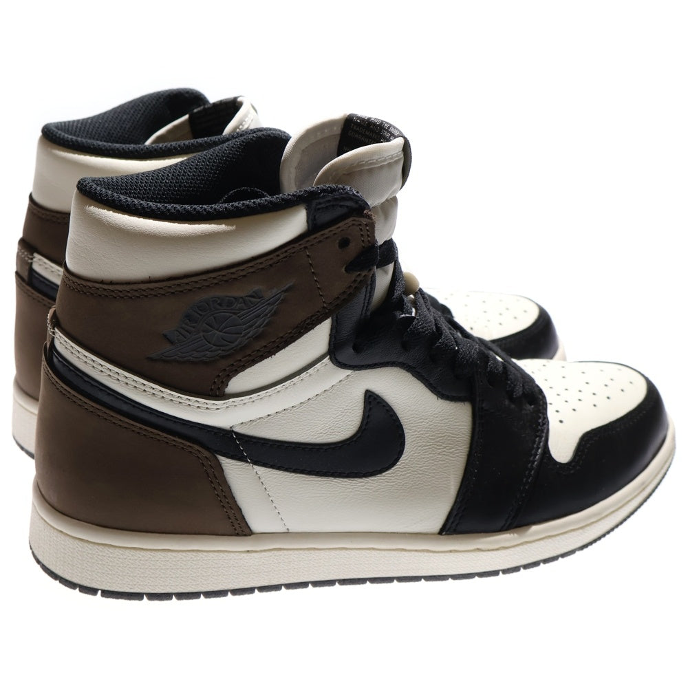 NIKE(ナイキ) AIR JORDAN 1 RETRO HIGH OG DARK MOCHA エアジョーダン1 ダークモカ ハイカットスニーカー シューズ ブラック/ブラウン US9/27.0cm 555088-105