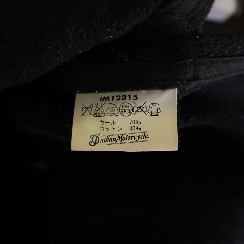 Indian Motocycle(インディアンモトサイクル) CHIMAYO VEST ネイティブ柄 ウール チマヨベスト ネイビー IM13560