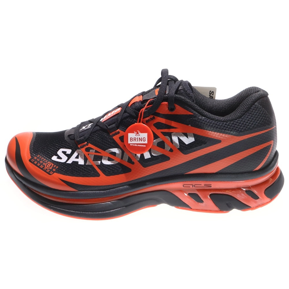 SALOMON(サロモン) × MM6 Maison Margiela XT MM6 SH1WS0020/491083 エムエムシックス メゾン マルジェラ ローカットスニーカー シューズ ブラック/オレンジ US11/28.0cm