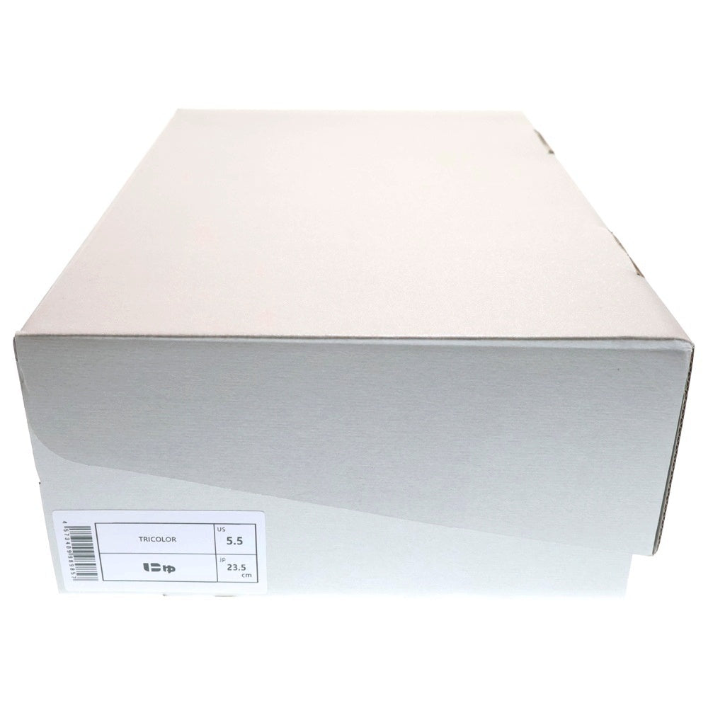 Sangacio(サンガッチョ) にゅ～ず TRICOLOR トリコロール レザーローカットスニーカー シューズ ホワイト/ブルー/レッド US5.5/23.5cm レディース