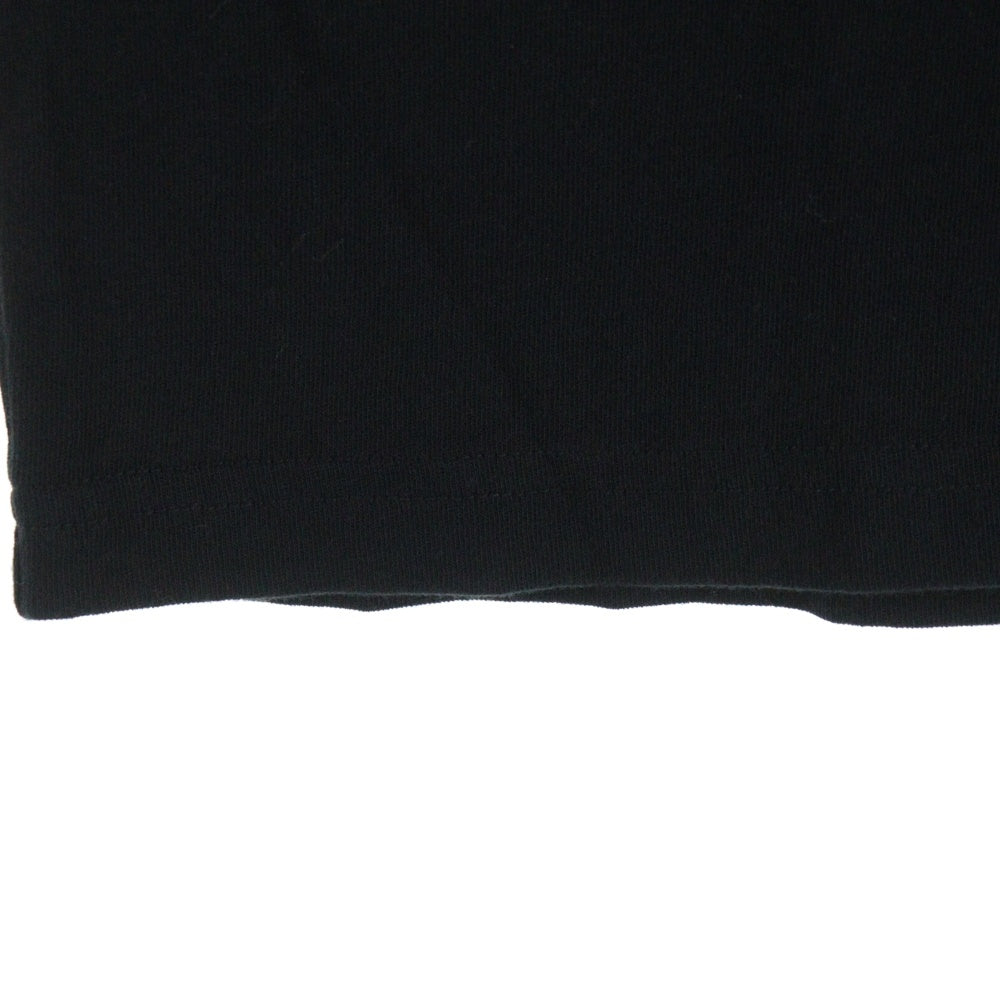 SUPREME(シュプリーム) 25SS Capital フロントロゴ刺繍 半袖Tシャツ カットソー ブラック