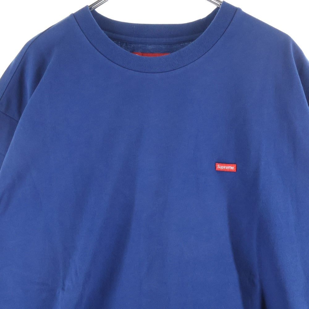 SUPREME(シュプリーム) 24AW Small Box Logo スモール ボックスロゴ 長袖シャツ ブルー