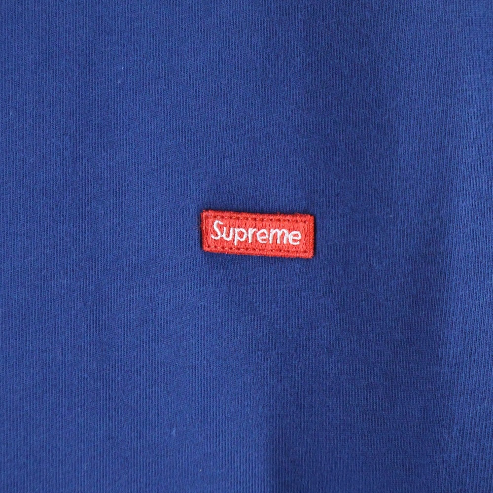 SUPREME(シュプリーム) 24AW Small Box Logo スモール ボックスロゴ 長袖シャツ ブルー