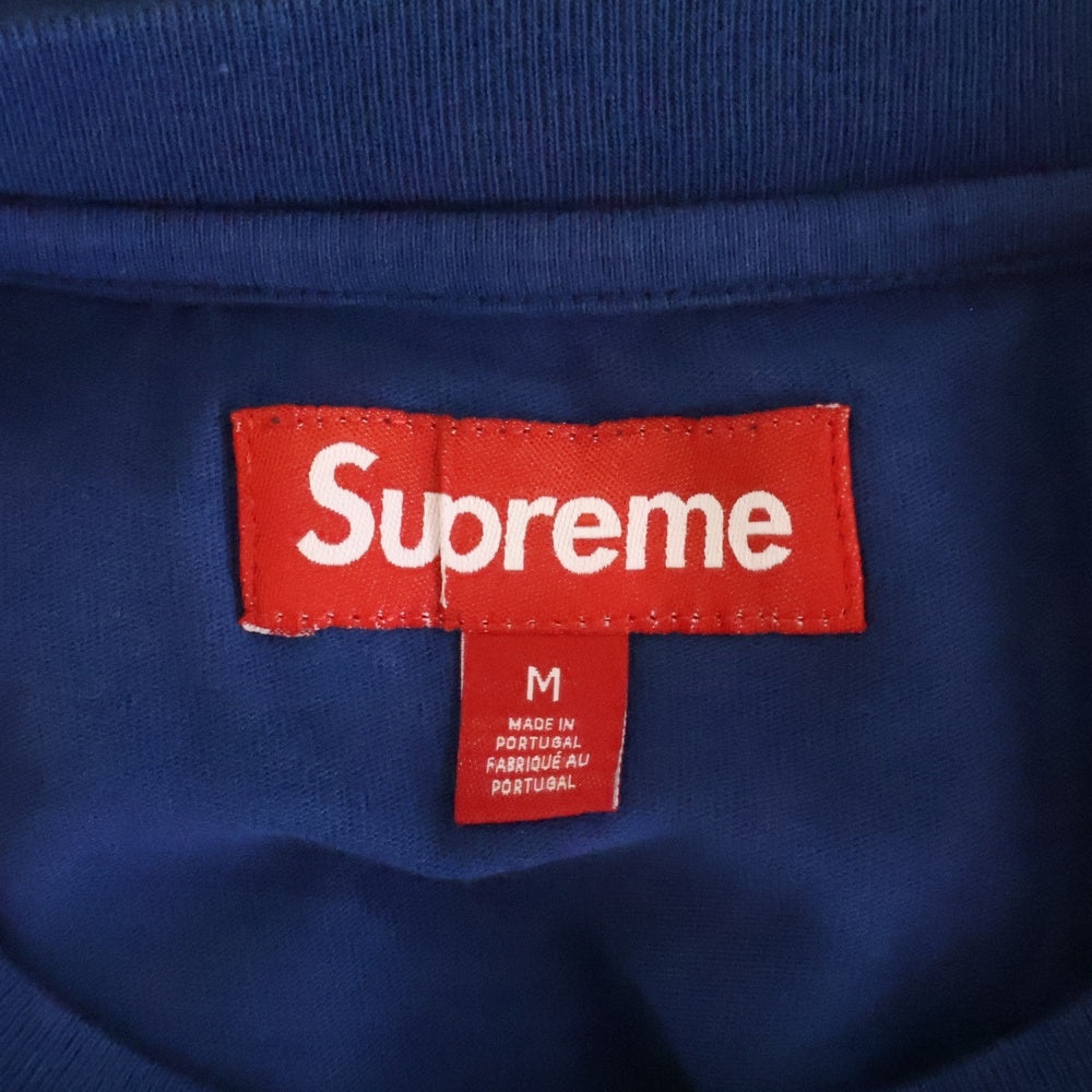SUPREME(シュプリーム) 24AW Small Box Logo スモール ボックスロゴ 長袖シャツ ブルー