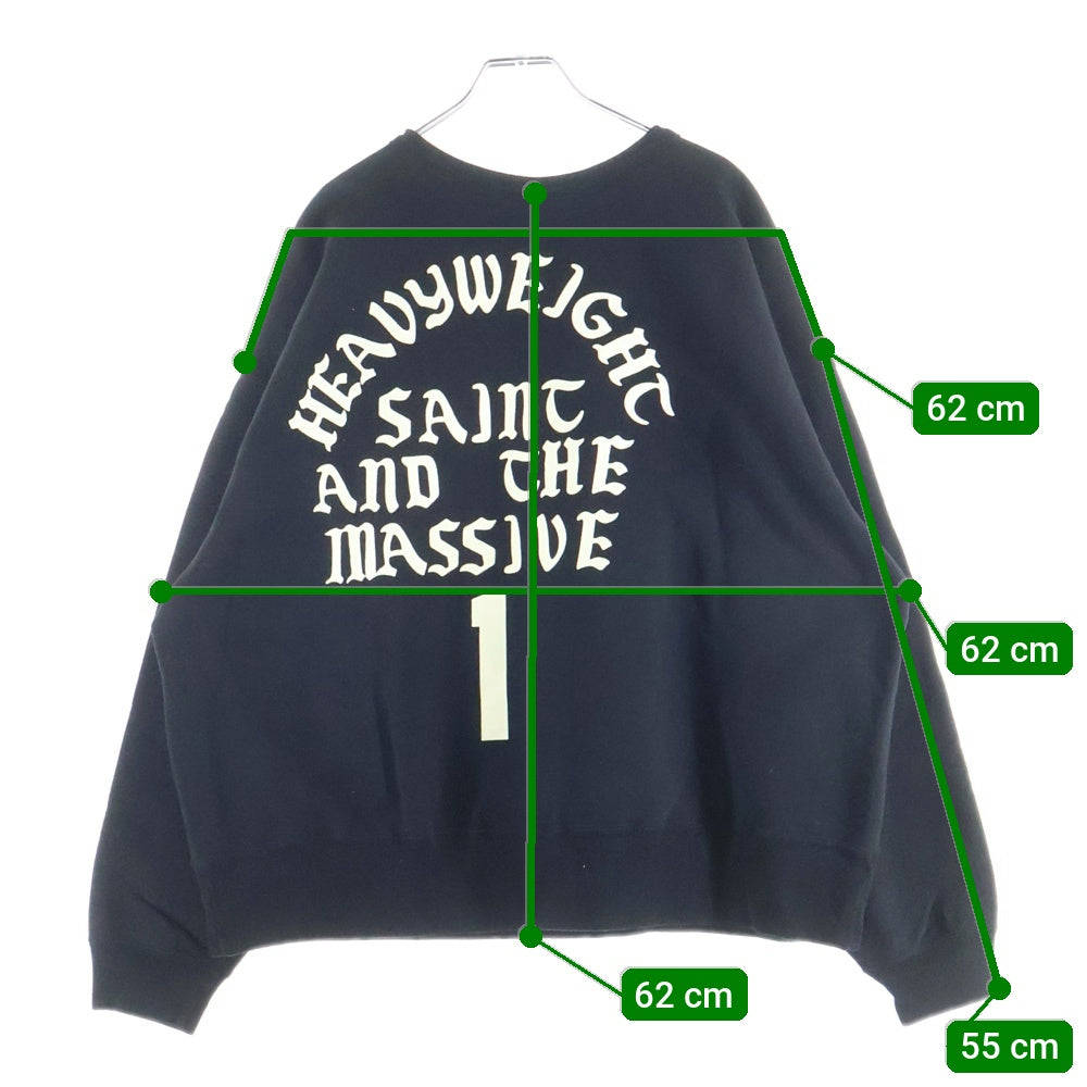 SAINT MICHAELセントマイケル 24AW クルーネックスウェット SAINT MICHAEL セントマイケル 24AW CREW SWT ロゴクルーネック