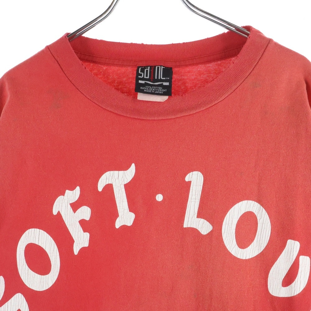 SAINT MICHAEL　24SS　ヴィンテージ加工　L/S TEE　XL SAINT MICHAEL(セントマイケル) 24SS LS TEE SOFT LOVE ソフト ラブ