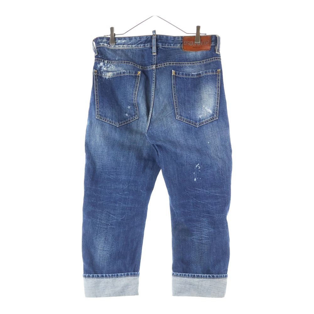 DSQUARED2(ディースクエアード) Cool Guy Jeans クールガイジーンズ S74LA0786 S30309 ジップフライ ダメージ加工 デニムパンツ インディゴ