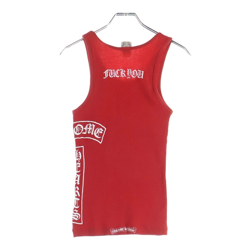 本物 CHROME HEARTS クロムハーツ リブタンクトップ CHROME HEARTS(クロムハーツ) OLD TANK TOP オールド CHクロス リブ